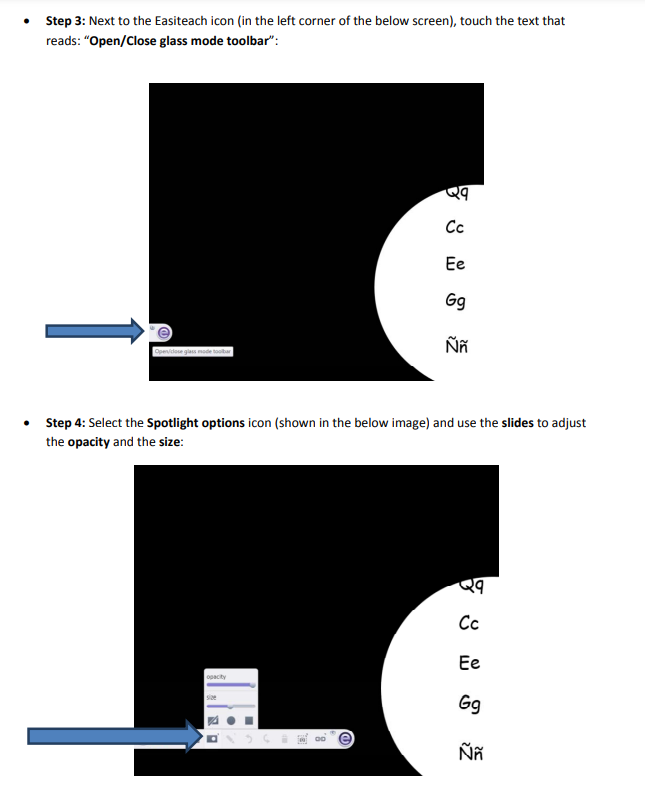 TeachSmart® Spotlight Feature Hatch Support