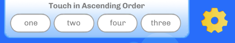 Enter Teacher Area with Gear Icon